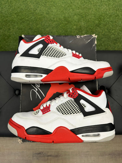 Jordan 4 Retro Fire Red (2020) - Size 9 (U)