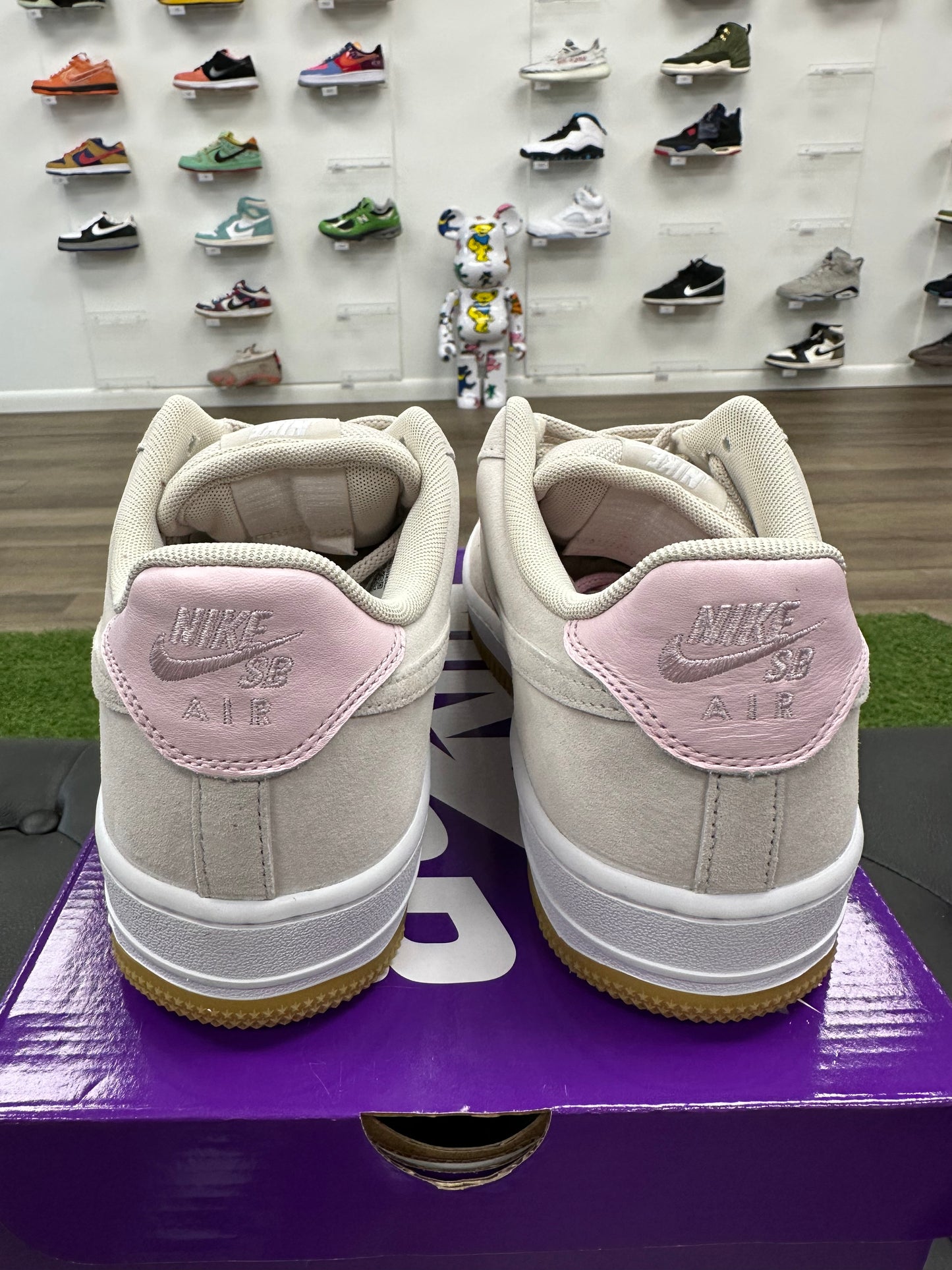 Nike Air Force 1 Low SB Light Orewood Brown Pink - Size 11.5