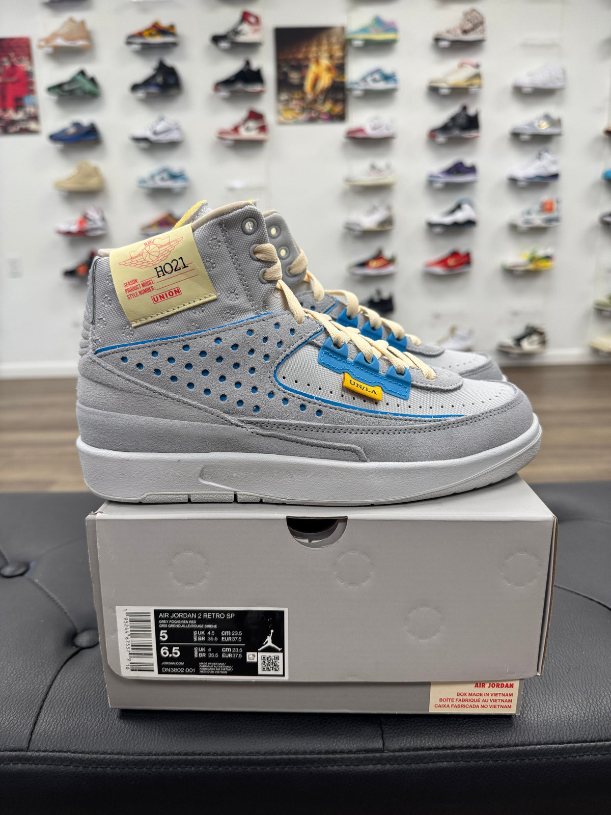 Jordan 2 Retro SP Union Grey Fog