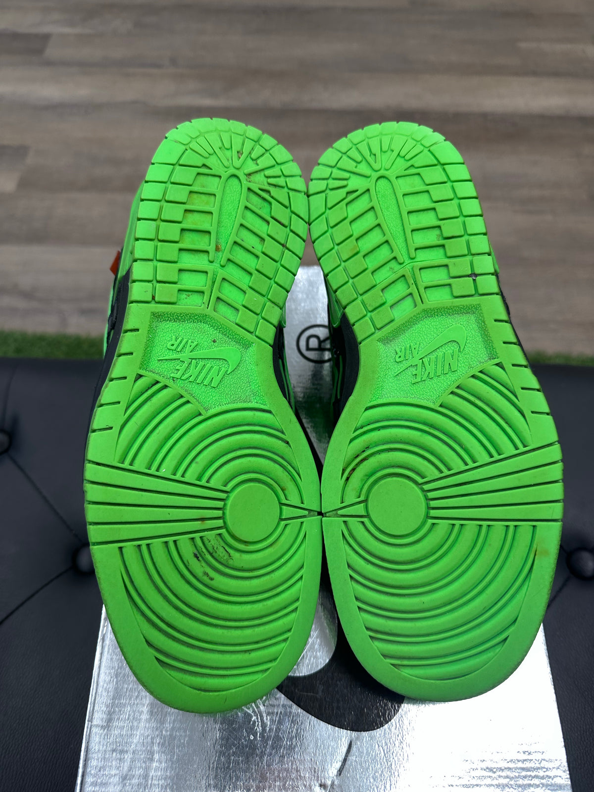 Nike Air Rubber Dunk Off-White Green Strike