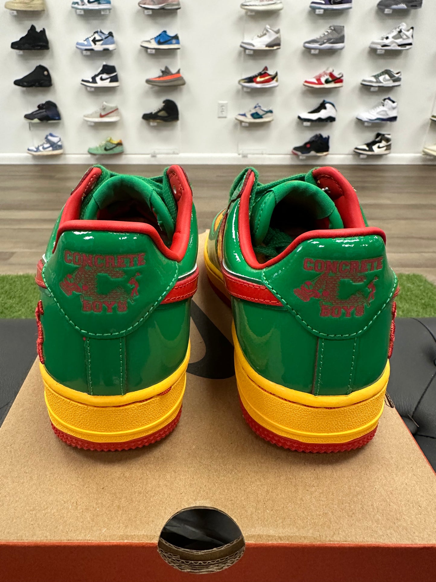 Nike Air Force 1 Low Lil Yachty Concrete Boys Lucky Green - Size 5.5