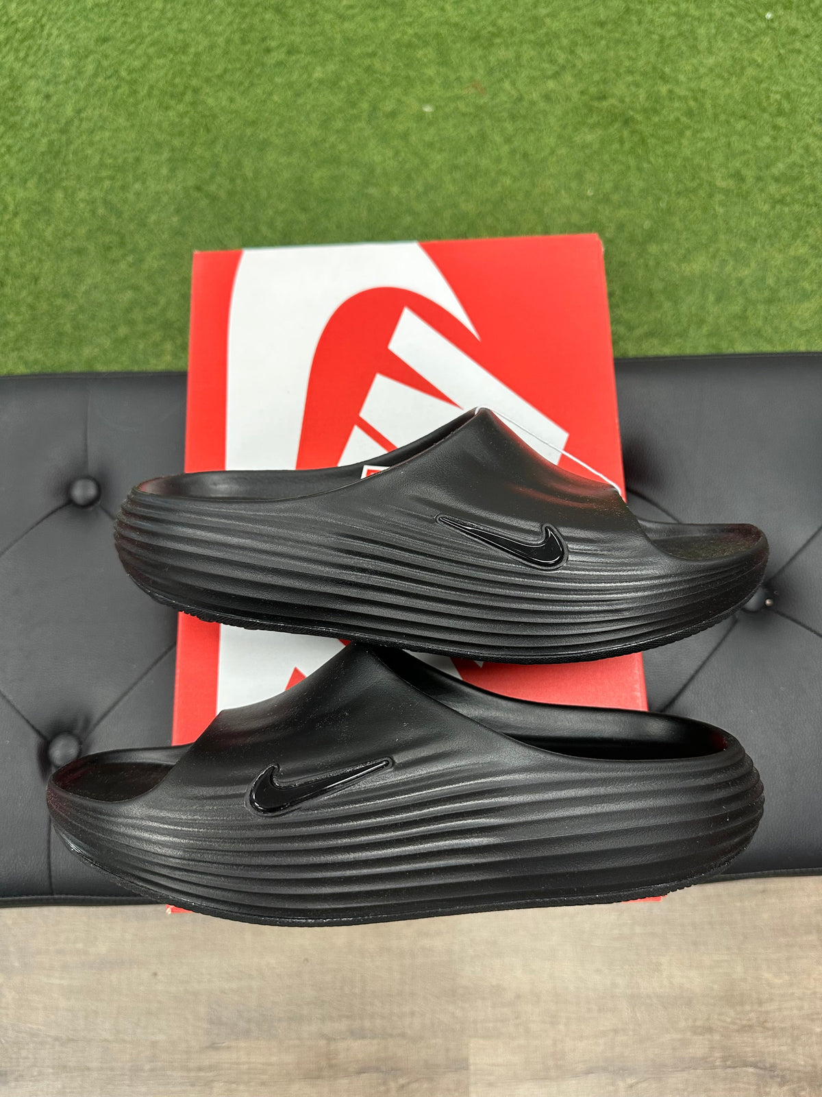 Nike ReactX Rejuven8 Slide Black