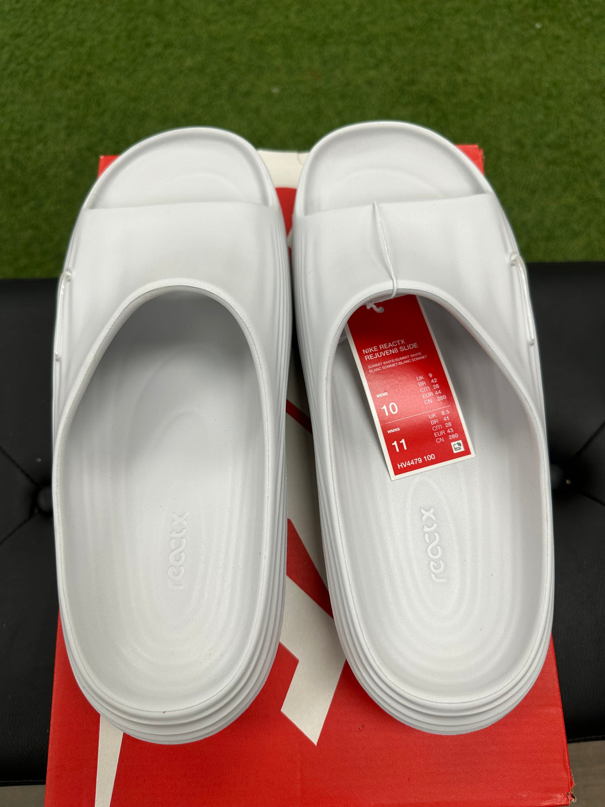 Nike ReactX Rejuven8 Slide Summit White