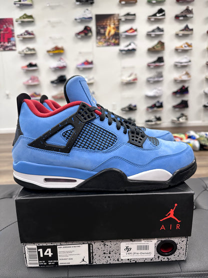 Jordan 4 Retro Travis Scott Cactus Jack - Size 14 (U)
