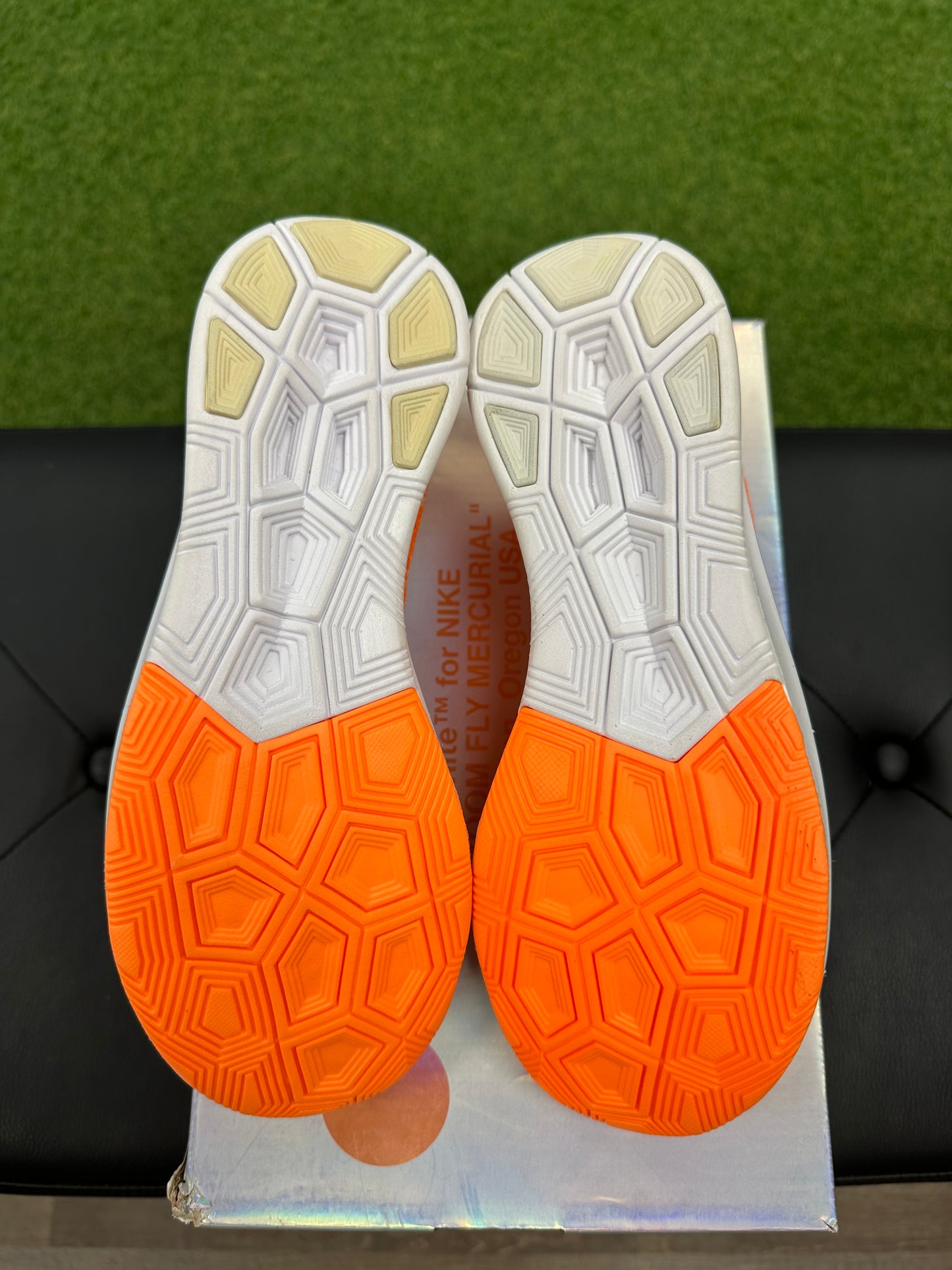 Nike Zoom Fly Mercurial Off-White Total Orange - Size 6.5
