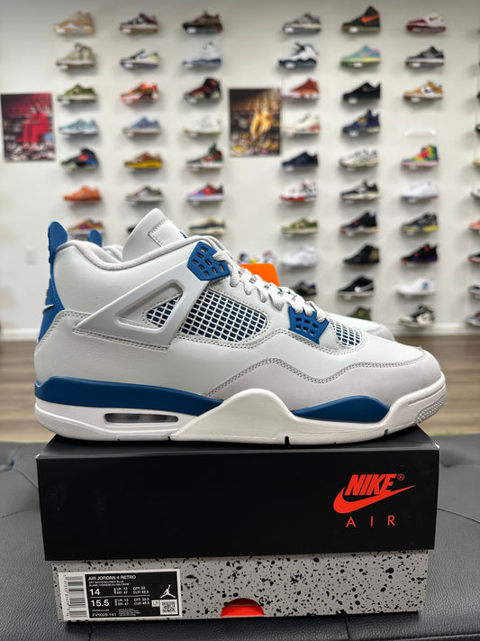 Jordan 4 Retro Military Blue (2024) - Size 14