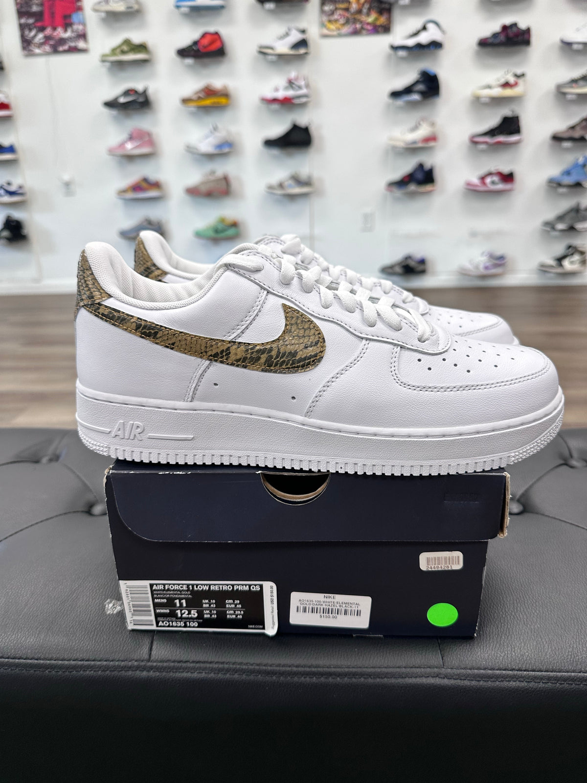Nike Air Force 1 Low Retro Ivory Snake