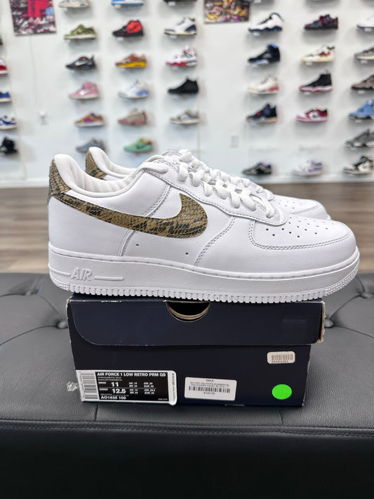 Nike Air Force 1 Low Retro Ivory Snake