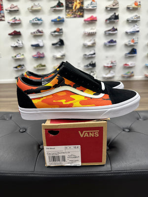 Vans Old Skool Pop Camo Orange