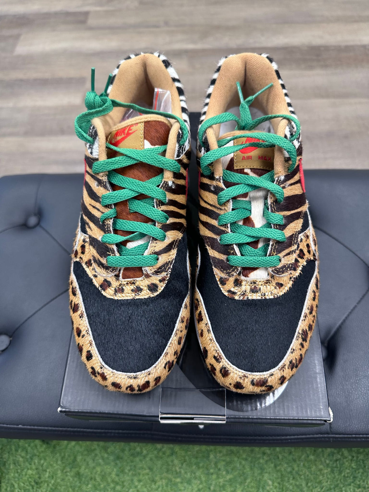 Nike Air Max 1 atmos Animal Pack 2.0 (All Black Box) (2018)