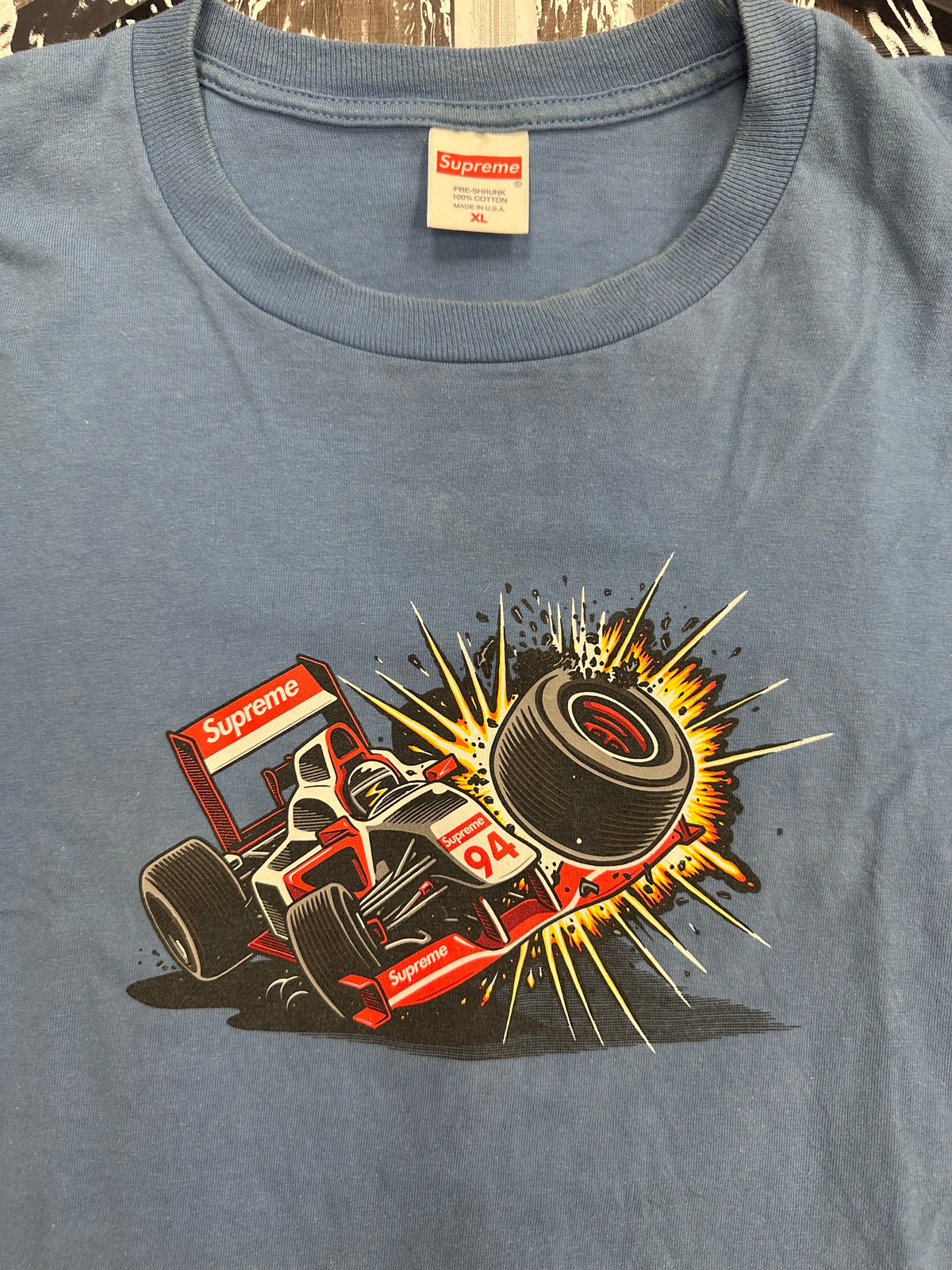 Supreme Crash Tee (FW21) Dusty Light Royal