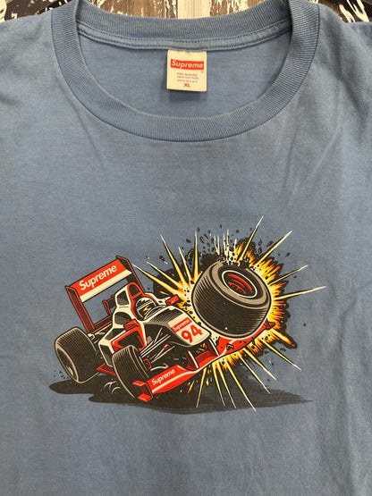 Supreme Crash Tee (FW21) Dusty Light Royal