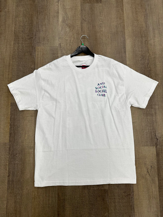 Anti Social Social CLub Zig-Zag Tee White - Size XL