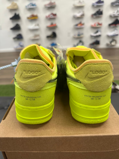 Nike Air Force 1 Low Off-White Volt - Size 10