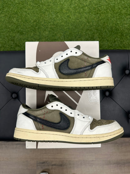 Jordan 1 Retro Low OG SP Travis Scott Medium Olive - Size 8 (U)
