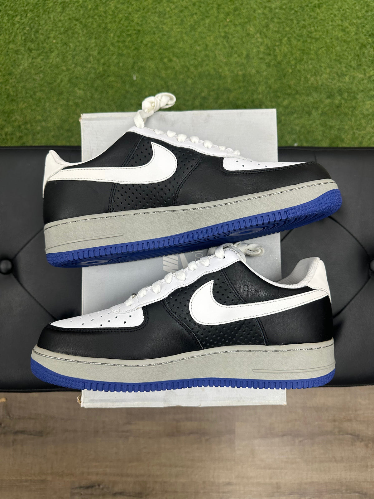 Nike Air Force 1 Low White Black Grey Royal (2008)