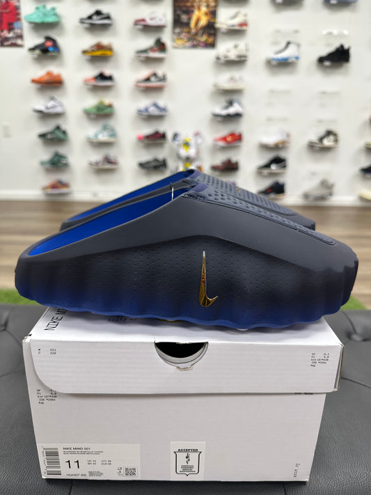 Nike Mind 001 Slide Blackened Blue Game Royal - Size 11