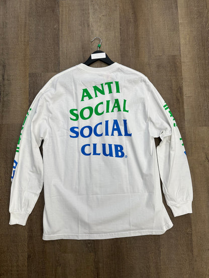 Anti Social Social Club Pizza Bun Tire Delete Long Sleeve - Size XL