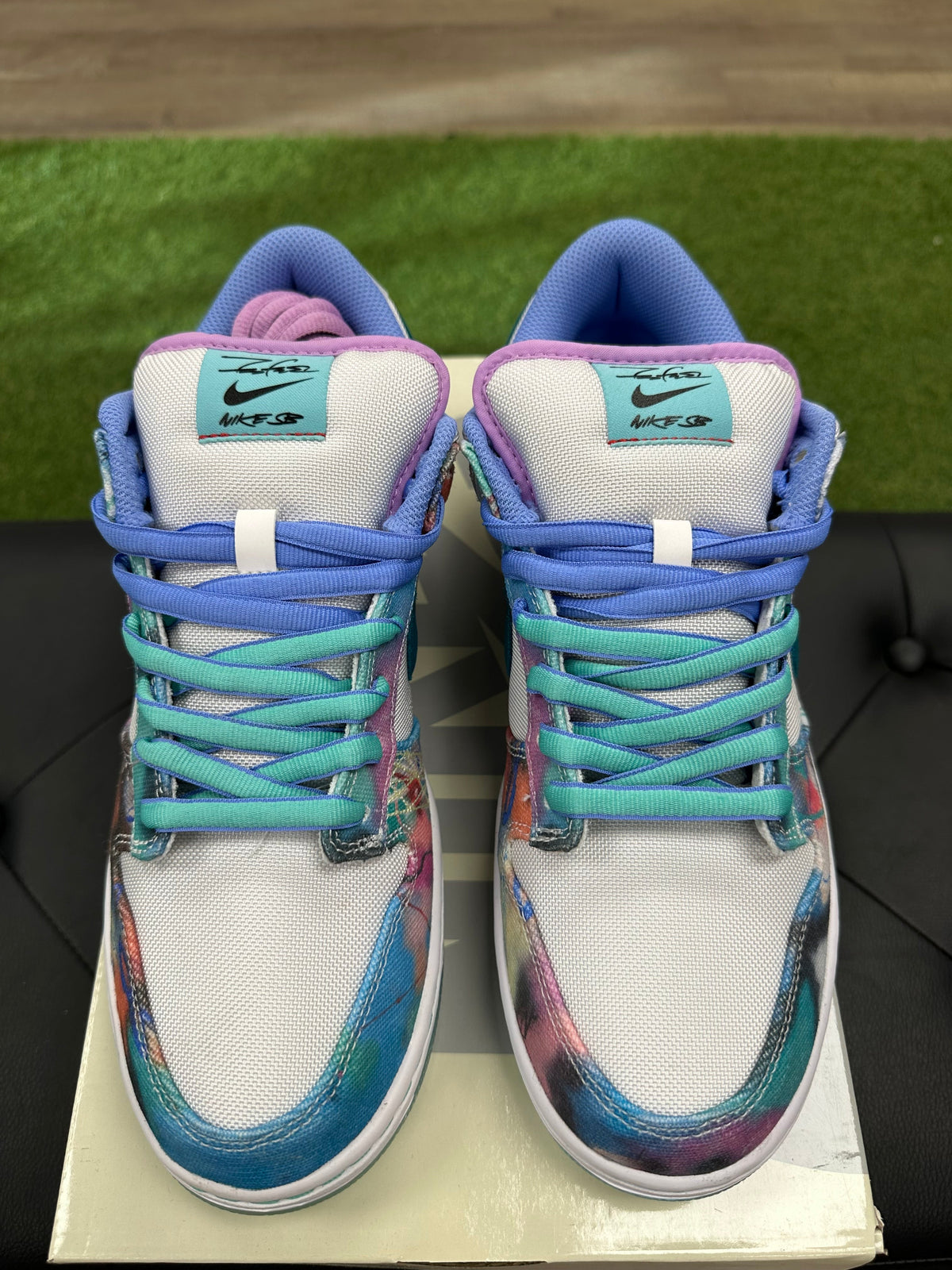 Nike SB Dunk Low Futura Laboratories Bleached Aqua
