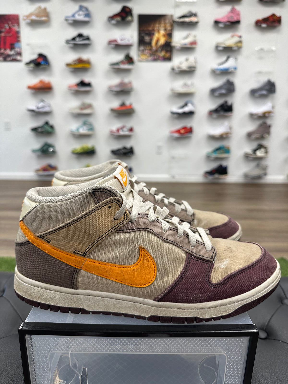 Nike Dunk Mid Coconut Milk Plum Orange