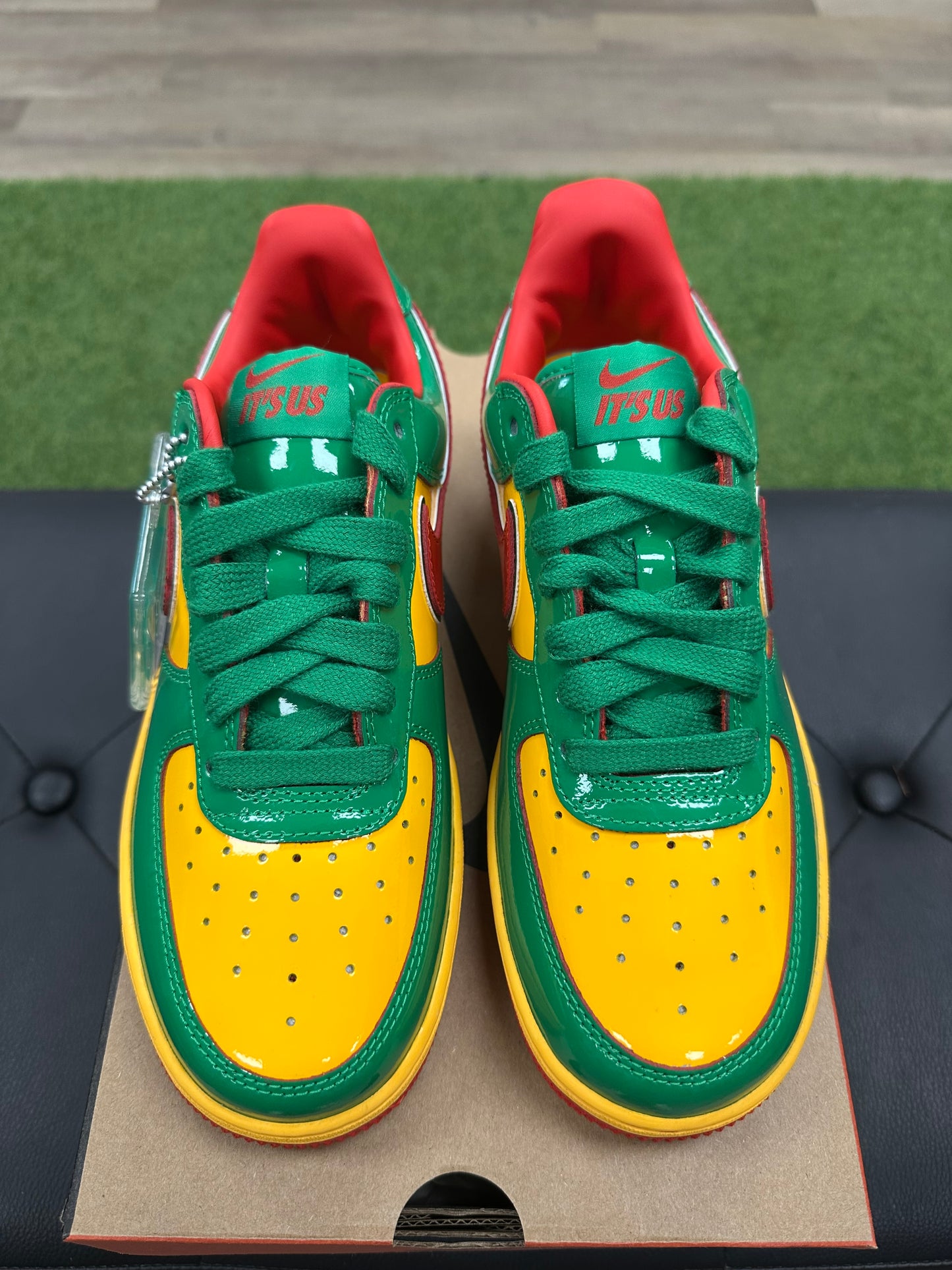 Nike Air Force 1 Low Lil Yachty Concrete Boys Lucky Green - Size 5.5