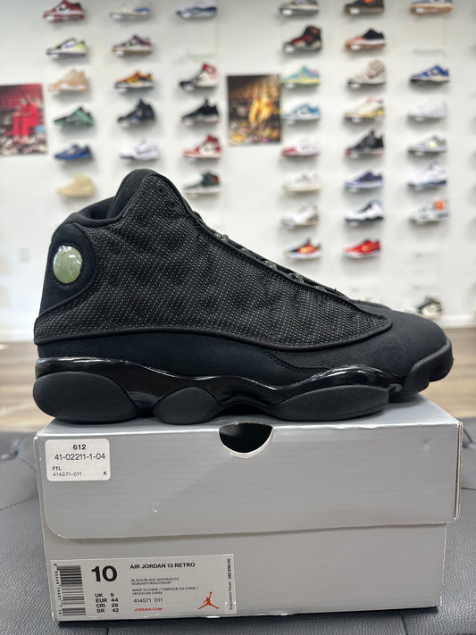 Jordan 13 Retro Black Cat - Size 10