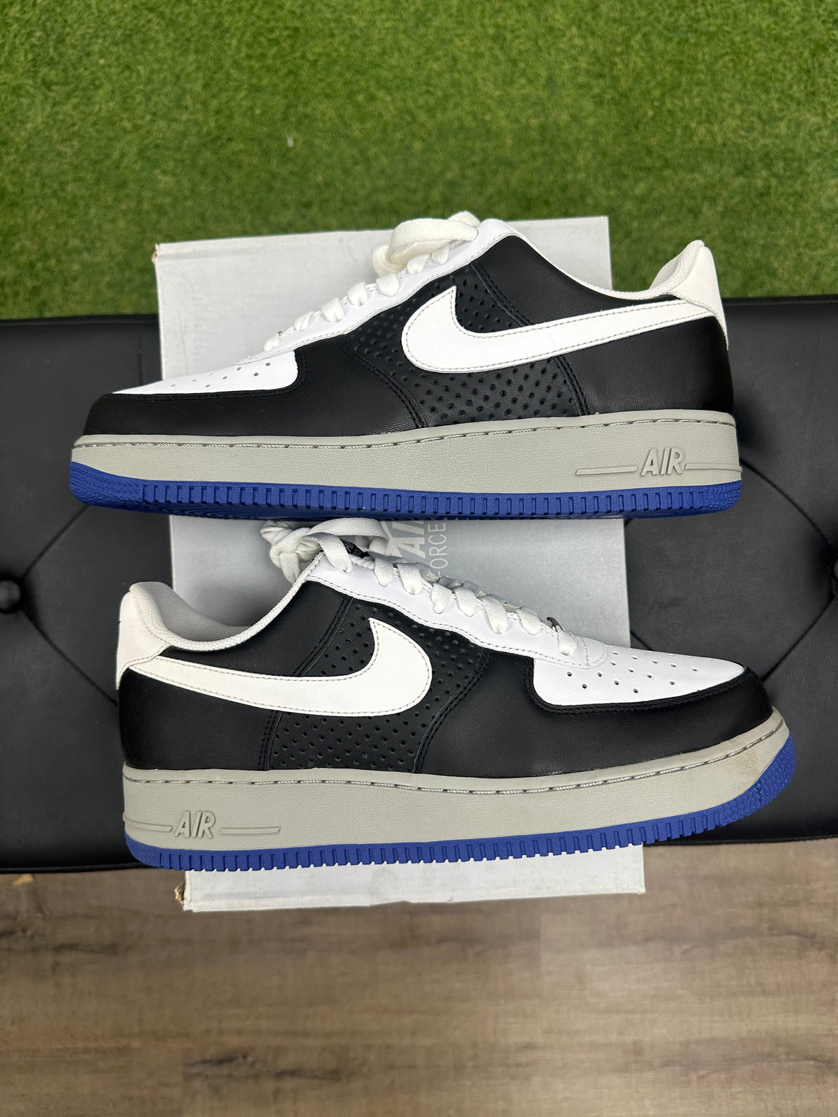 Nike Air Force 1 Low White Black Grey Royal (2008)