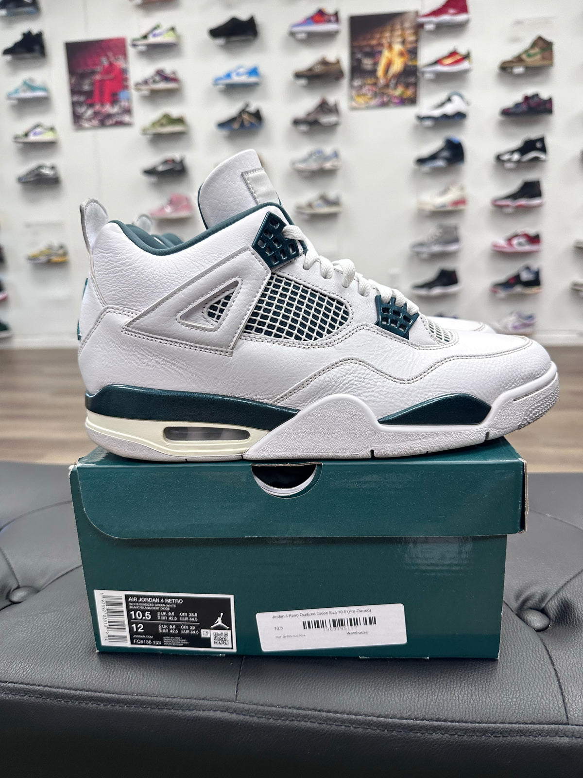 Jordan 4 Retro Oxidized Green