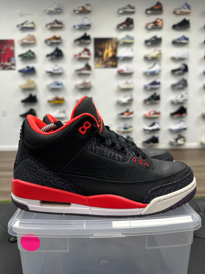 Jordan 3 Retro Crimson - Size 8.5 (U)