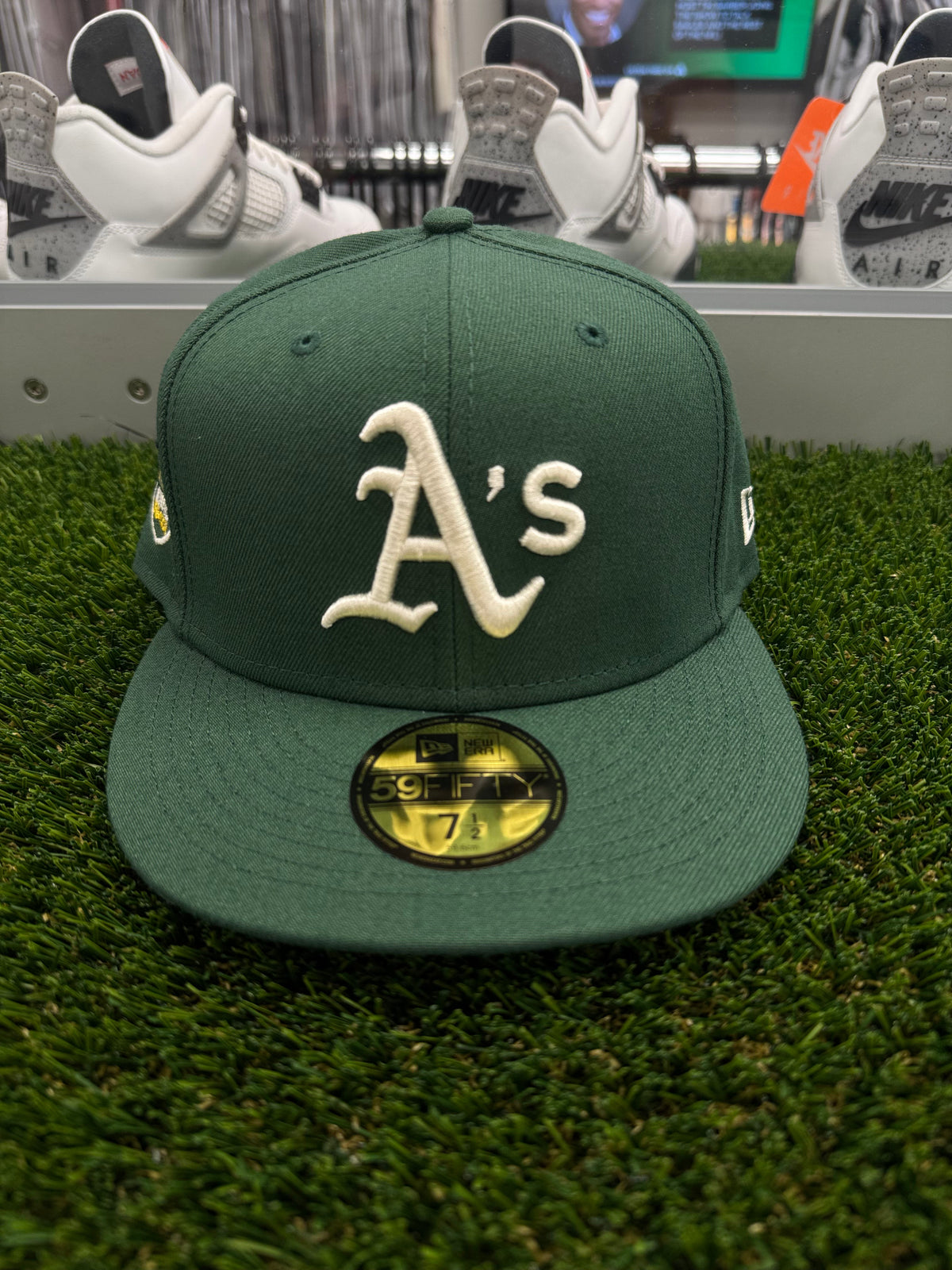 New Era Oakland Athletics 59FIFTY Fitted Hat Cap 50th Season Side Patch