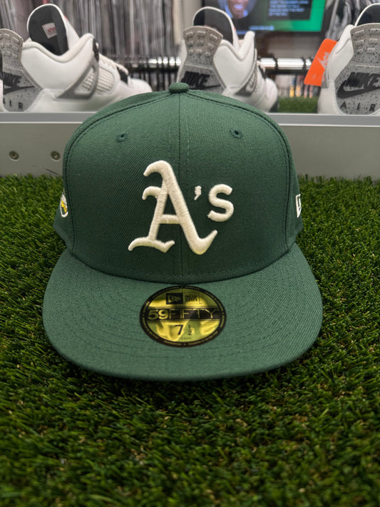 New Era Oakland Athletics 59FIFTY Fitted Hat Cap 50th Season Side Patch