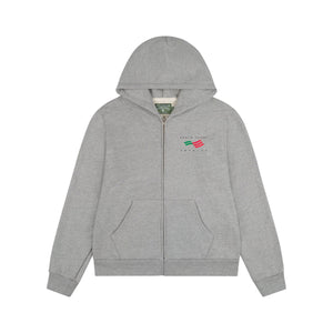 Denim Tears America Sportswear Zip Hoodie Grey