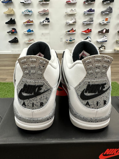 Jordan 4 Retro White Cement (2025) - Size 10