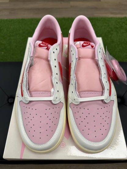 Jordan 1 Retro Low OG SP Travis Scott Sail Tropical Pink - Size 11