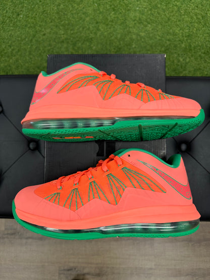 Nike LeBron X Low Watermelon - Size 9.5