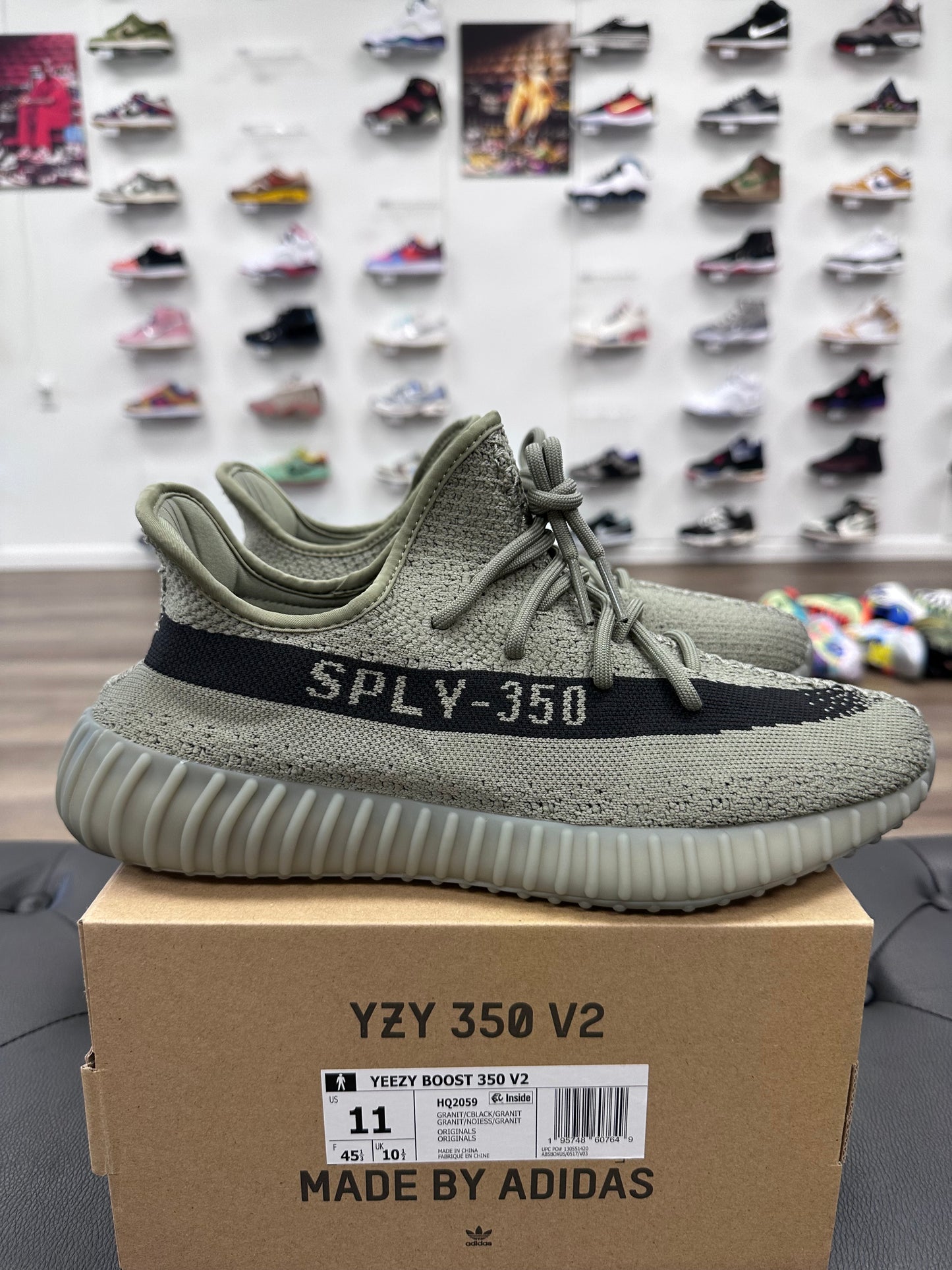 adidas Yeezy Boost 350 V2 Granite - Size 11