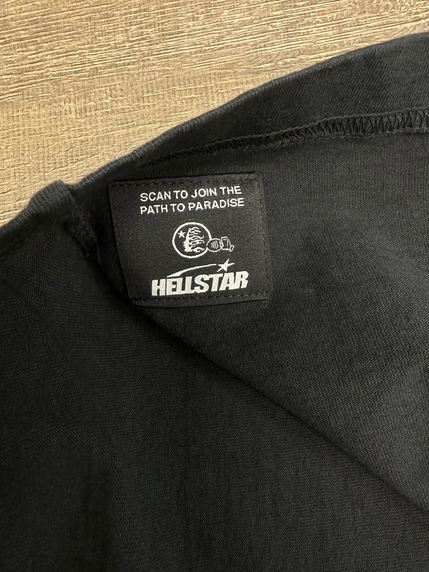 Hellstar Classic Print Tee Black/Blue - Size XL