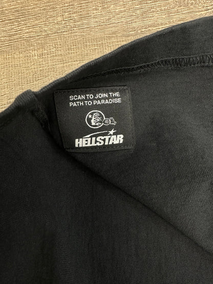 Hellstar Classic Print Tee Black/Blue - Size XL