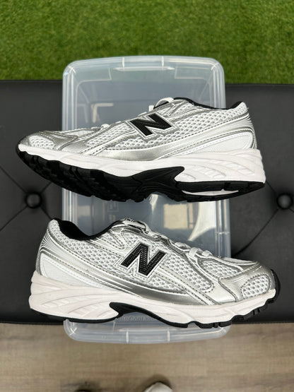 New Balance 740 Bungee Lace Grey Black (PS)