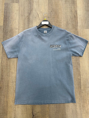 Hidden x Daniel Arsham Eroded H Logo Tee Blue