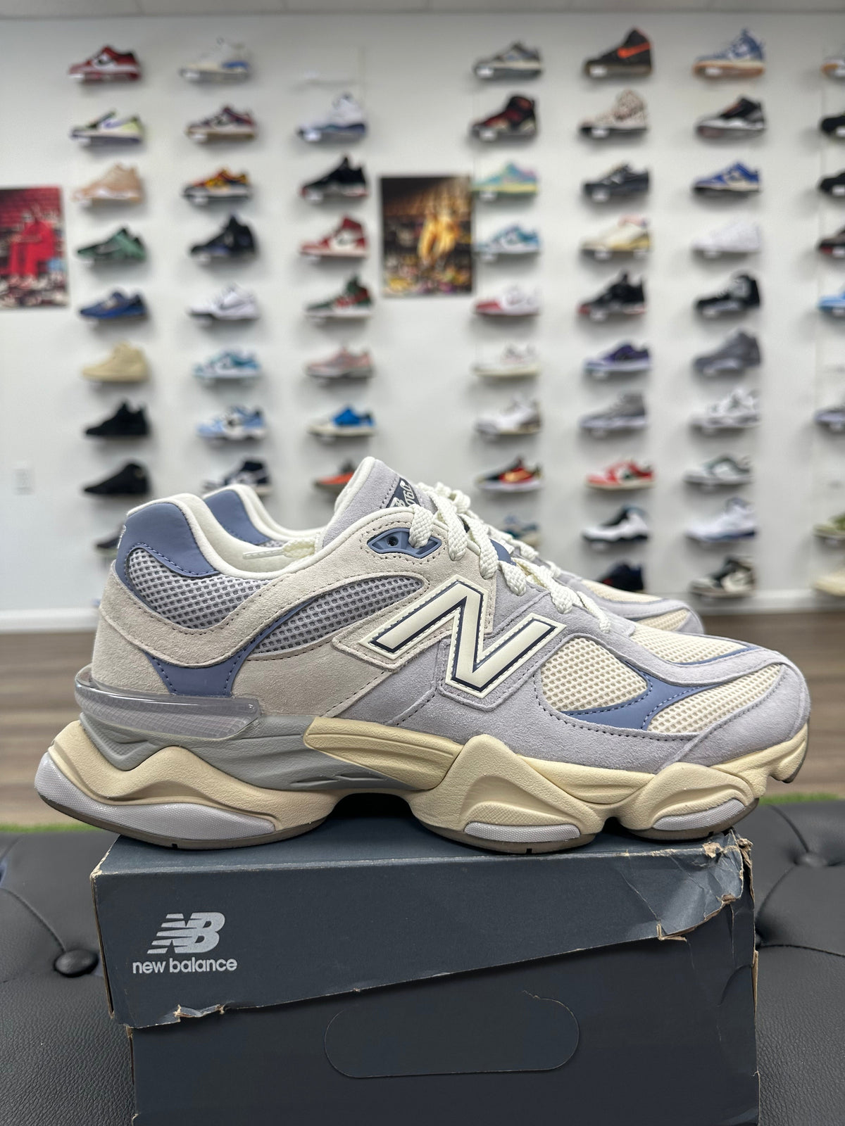 New Balance 9060 Pearl Grey Linen