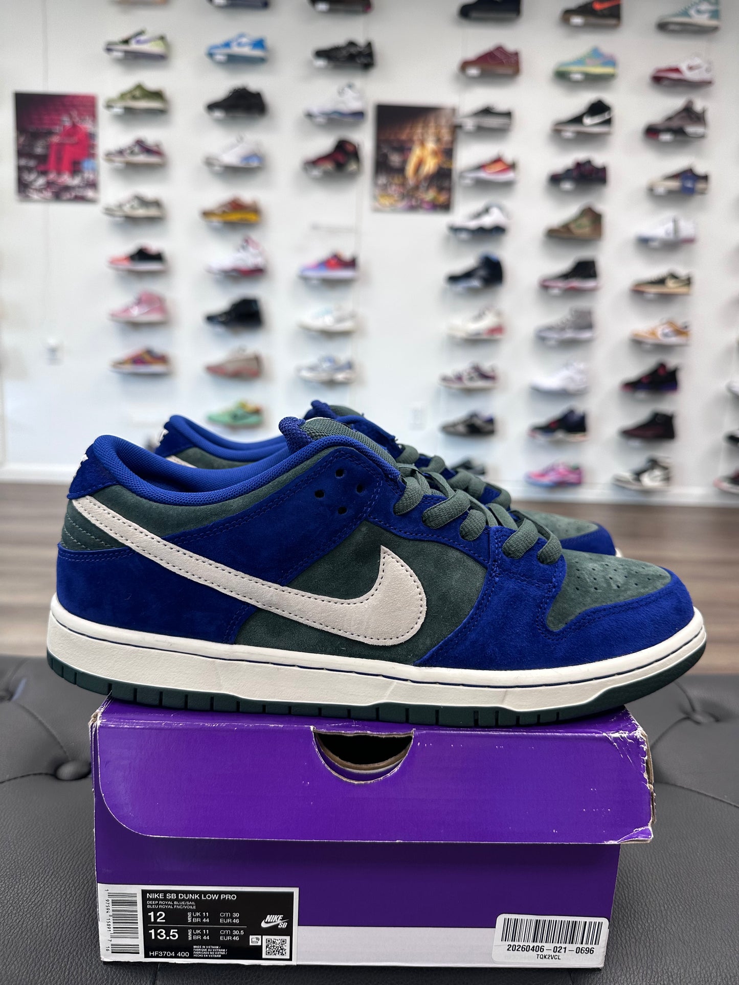 Nike SB Dunk Low Deep Royal Blue - Size 12