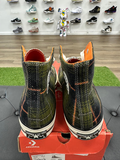 Converse Chuck Taylor All Star 70 Hi Plaid Pack Medium Olive