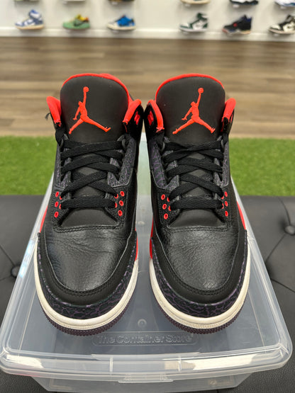 Jordan 3 Retro Crimson - Size 8.5 (U)