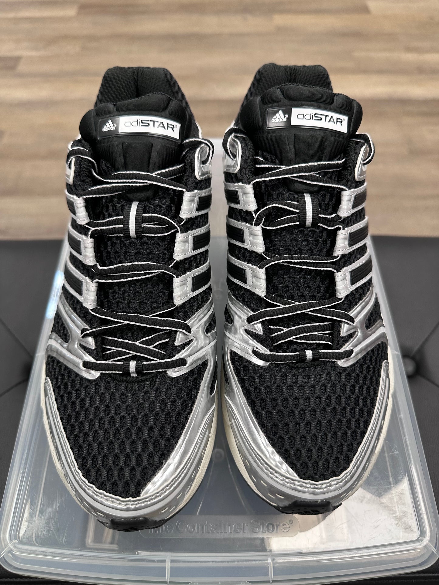 adidas Adistar Control 5 Black Silver Metallic - Size 10.5 (U)