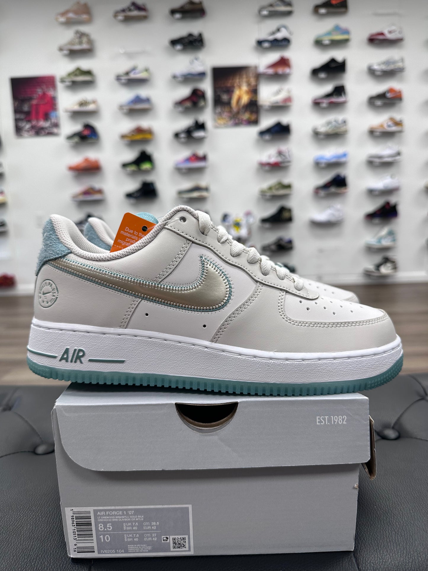 Nike Air Force 1 Low '07 Philadelphia - Size 8.5
