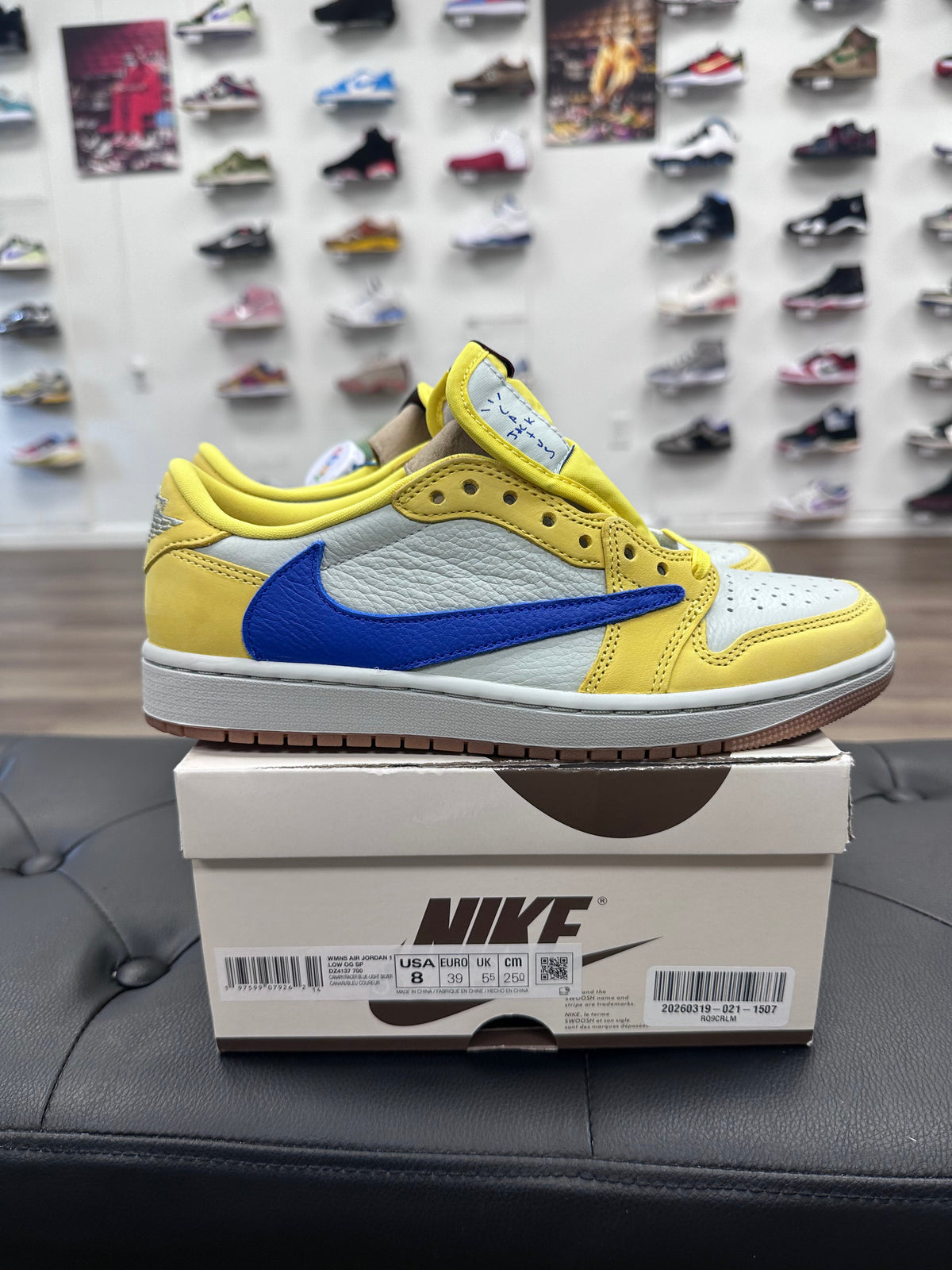 Jordan 1 Retro Low OG SP Travis Scott Canary (Women's)