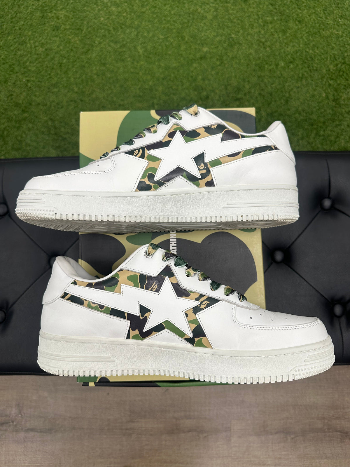 A Bathing Ape Bape Sta Icon ABC Camo Green