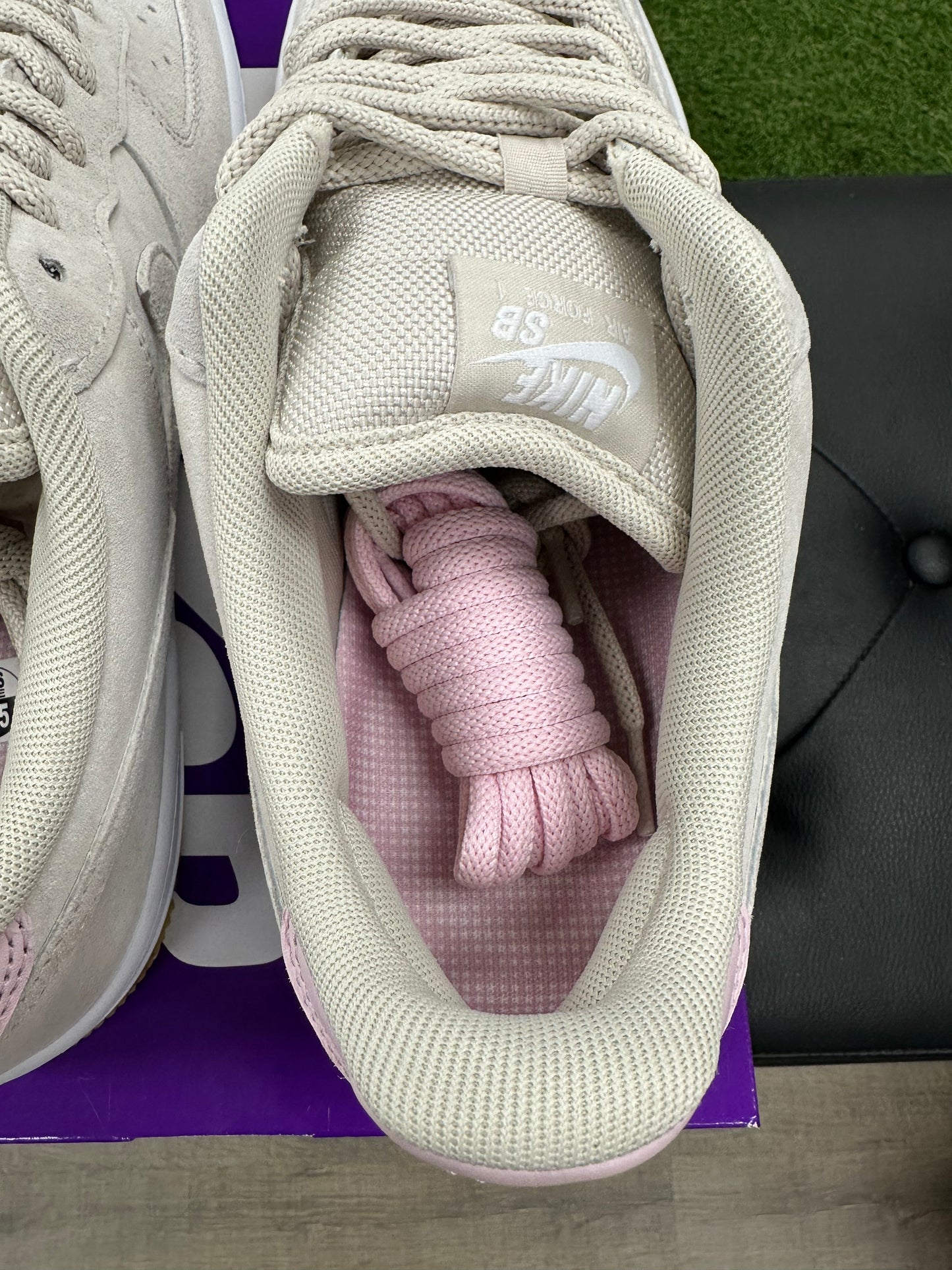 Nike Air Force 1 Low SB Light Orewood Brown Pink - Size 11.5
