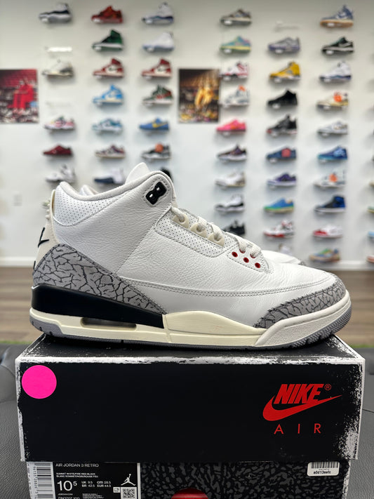 Jordan 3 Retro White Cement Reimagined - Mens (U10.5)
